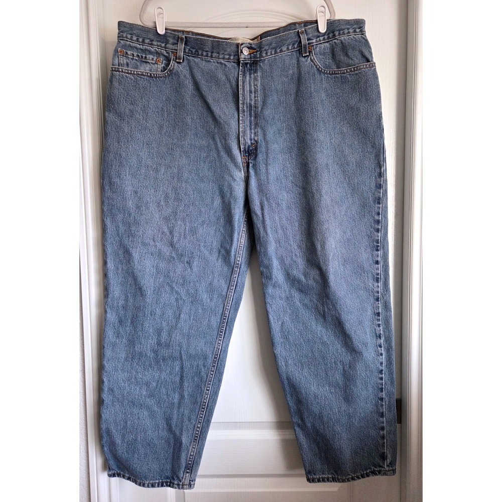 VTG Y2K Levis 560 Comfort Fit Jeans Men 46x30 Blue Medium Wash Tapered Leg Denim